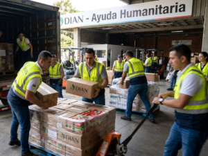 Más de 640 toneladas de ayuda internacional han llegado al país para atender la emergencia.
